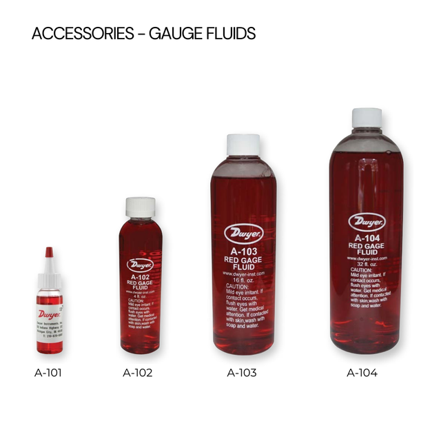 Dwyer Gauge Fluids - Accessories