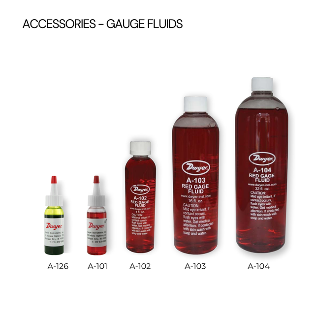 Dwyer Gauge Fluids - Accessories